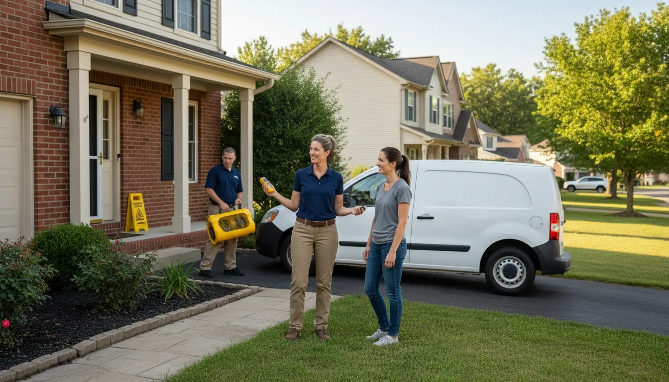 Water restoration image for Dehumidification And Cleanup Services in Charlestown, MA